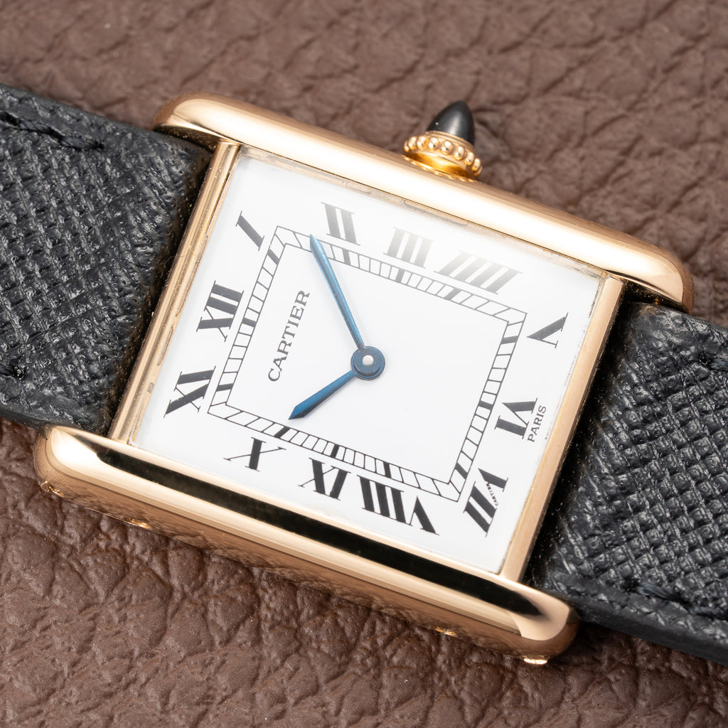 Cartier Tank Louis Paris Dial 18K Yellow Gold Ref. 78086 from 1970s