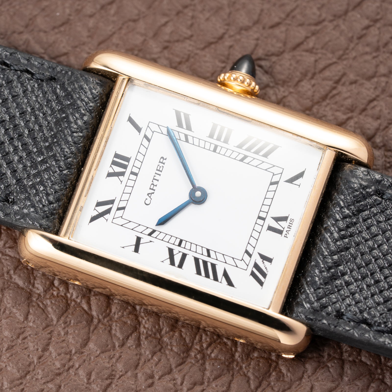 Cartier Tank Louis Paris Dial 18K Yellow Gold Ref. 78086 from 1970s