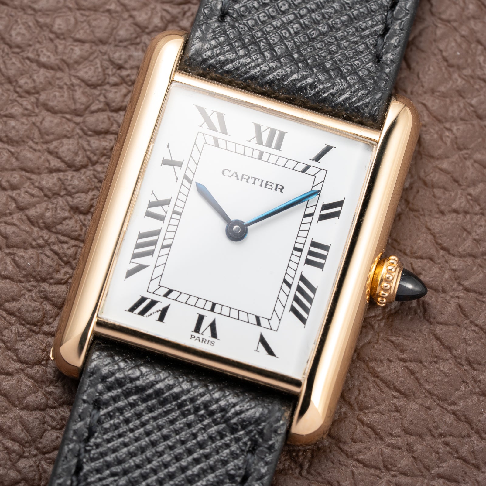 Cartier Tank Louis Paris Dial 18K Yellow Gold Ref. 78086 from 1970s
