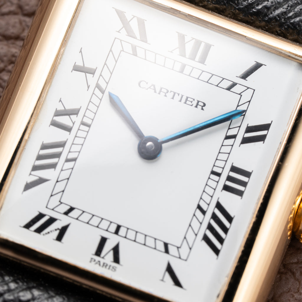 Cartier Tank Louis Paris Dial 18K Yellow Gold Ref. 78086 from 1970s