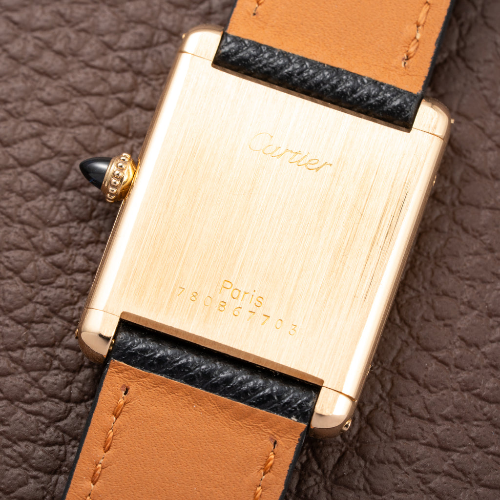 Cartier Tank Louis Paris Dial 18K Yellow Gold Ref. 78086 from 1970s