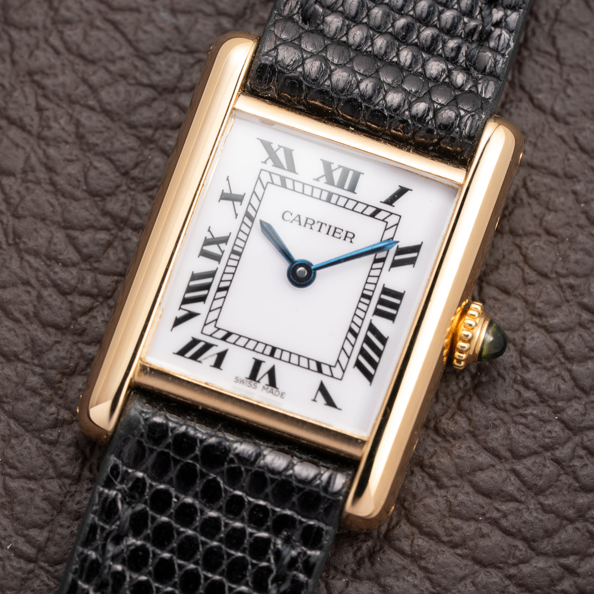 Cartier Tank Louis 'Paris' PM 18k Yellow Gold 78087 From 1970s