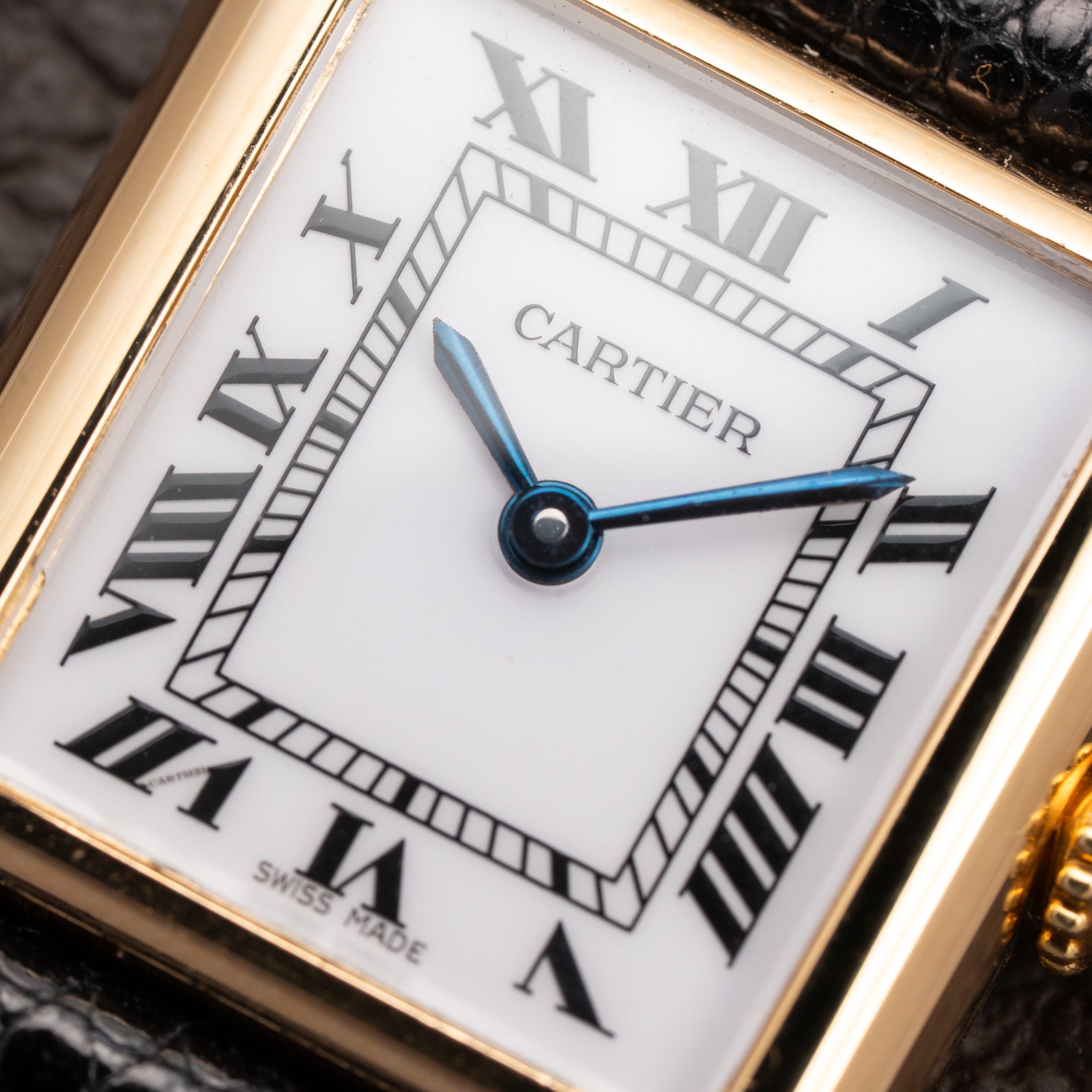 Cartier Tank Louis 'Paris' PM 18k Yellow Gold 78087 From 1970s