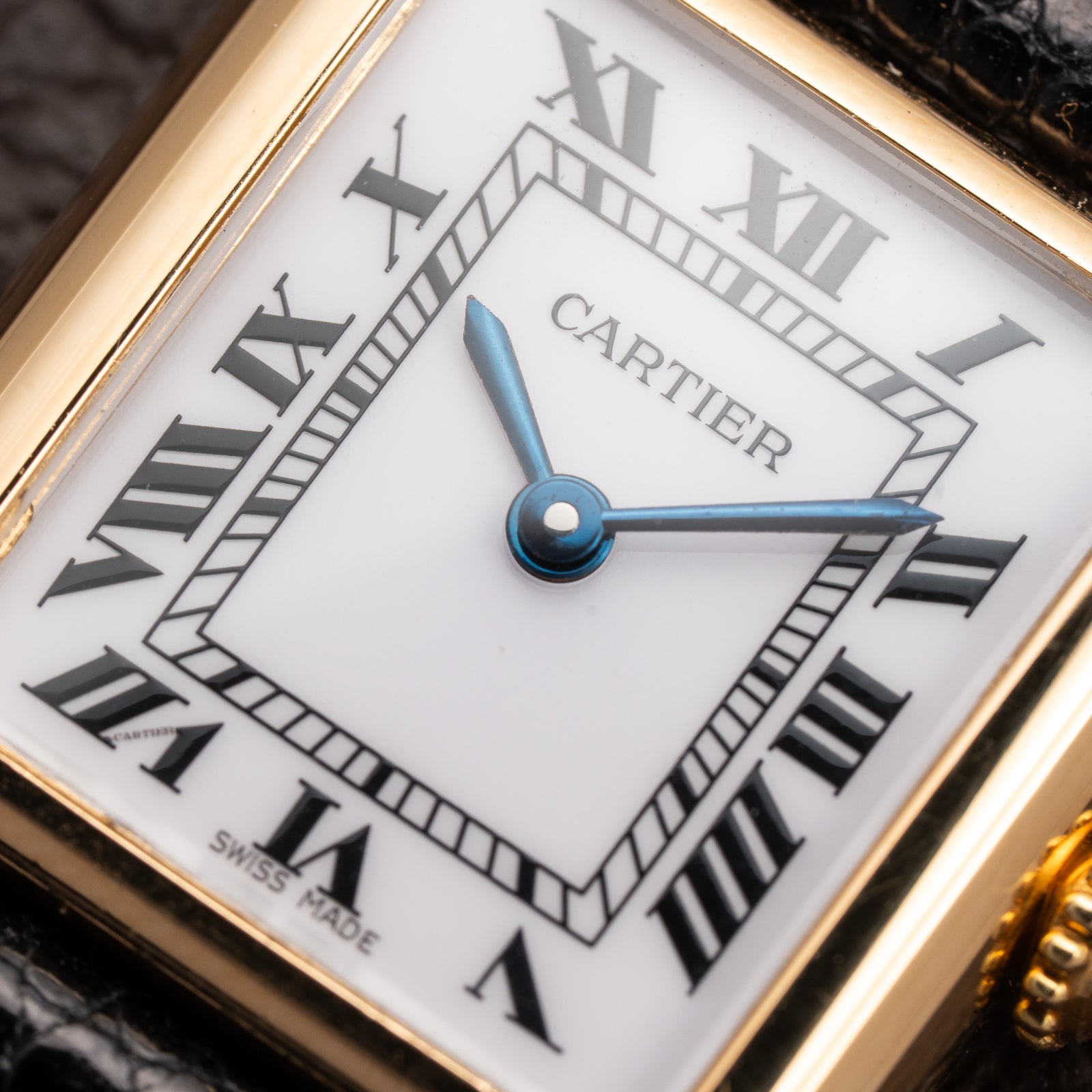 Cartier Tank Louis 'Paris' PM 18k Yellow Gold 78087 From 1970s