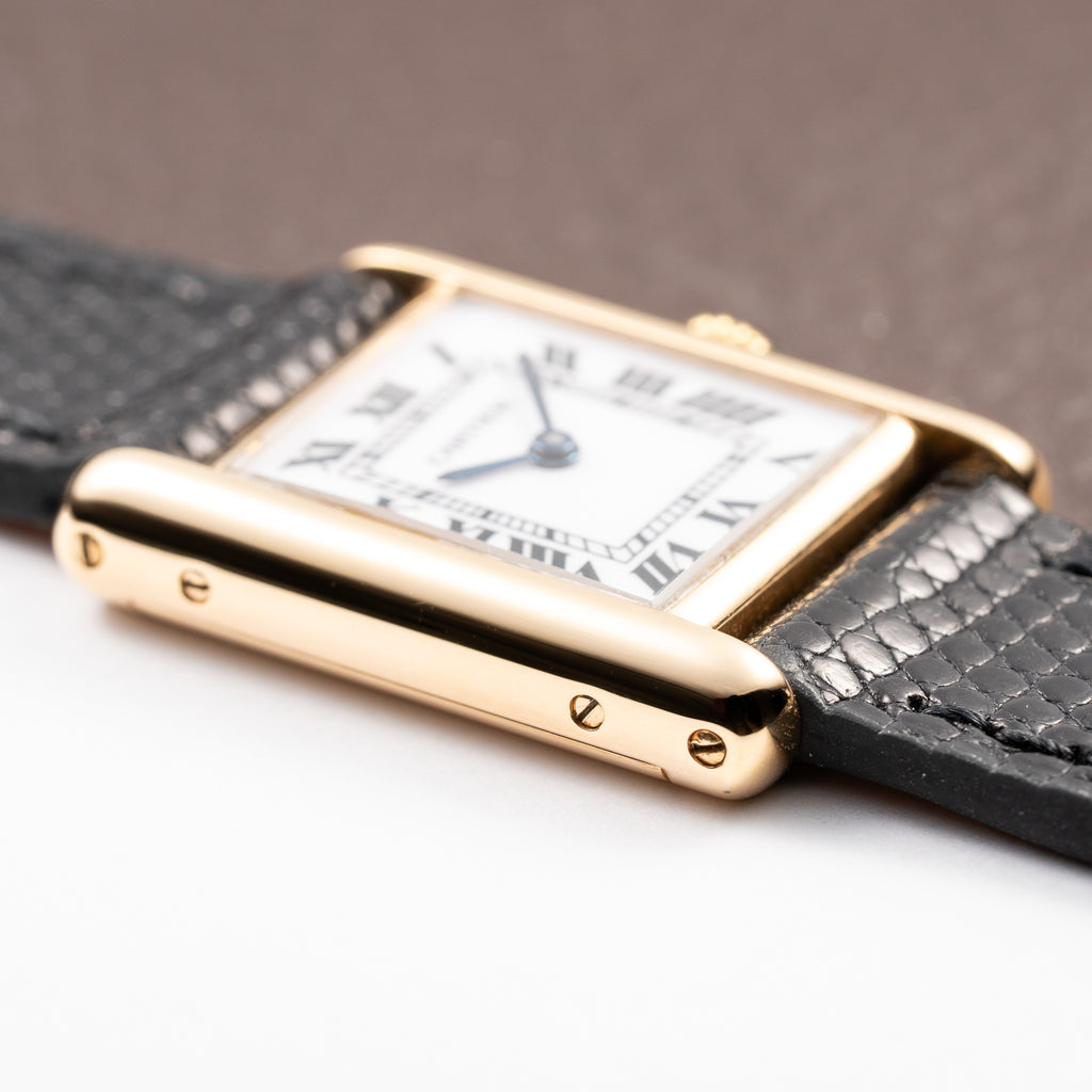 Cartier Tank Louis 'Paris' PM 18k Yellow Gold 78087 From 1970s