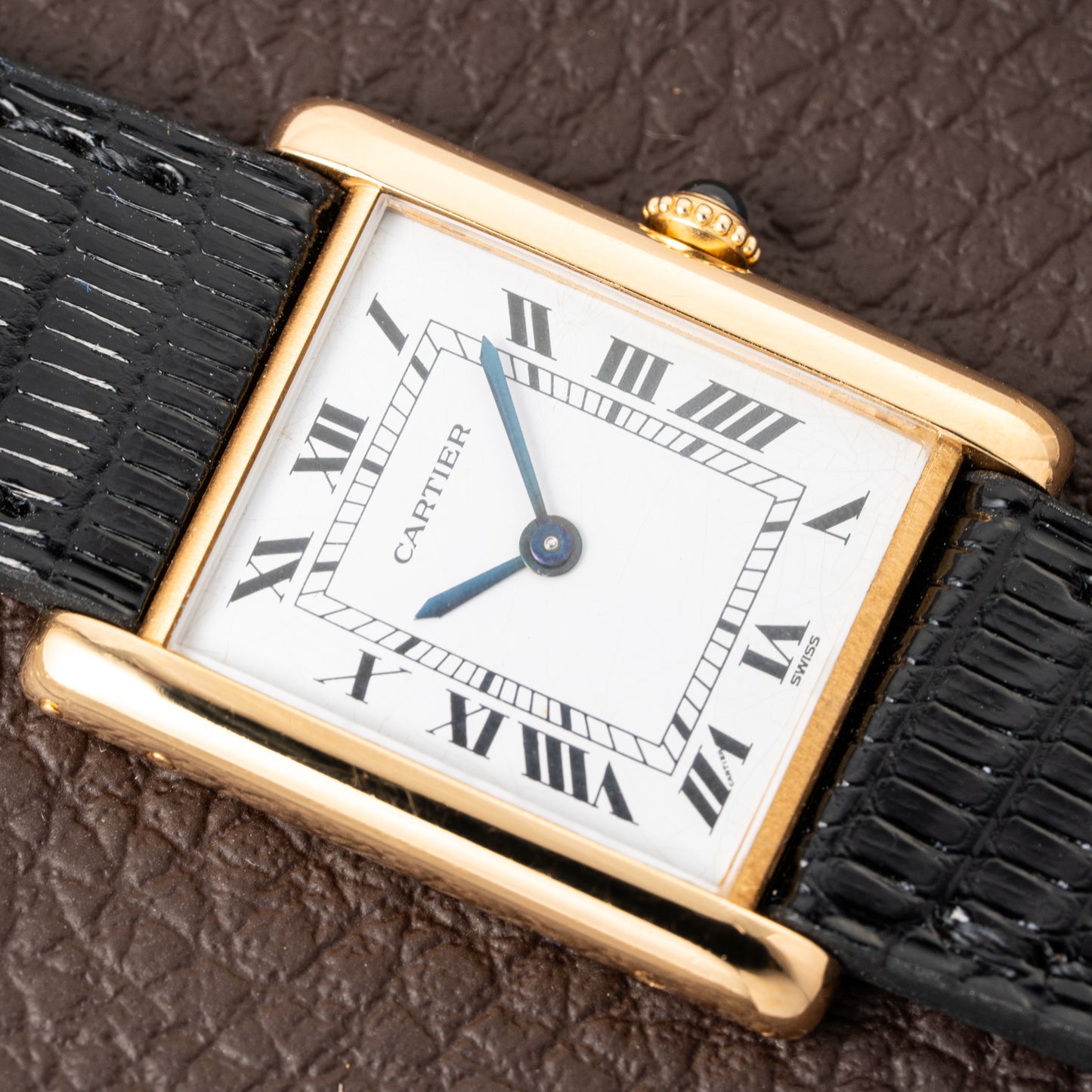 Cartier Tank Louis Extra Plate Frederic Piguet 21 Yellow Gold Reference 96065