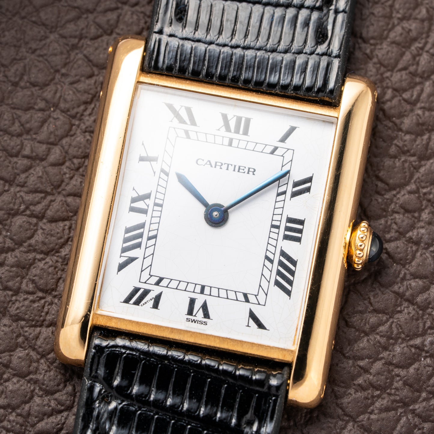 Cartier Tank Louis Extra Plate Frederic Piguet 21 Yellow Gold Reference 96065