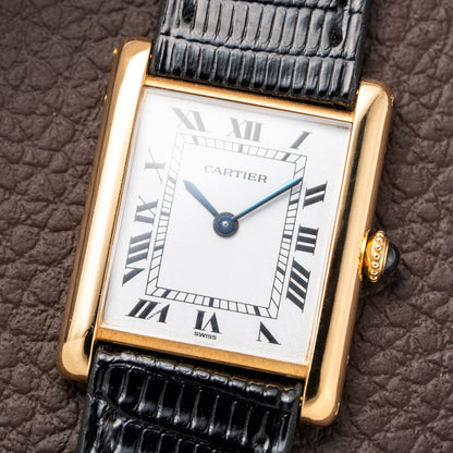 Cartier Tank Louis Extra Plate Frederic Piguet 21 Yellow Gold Reference 96065