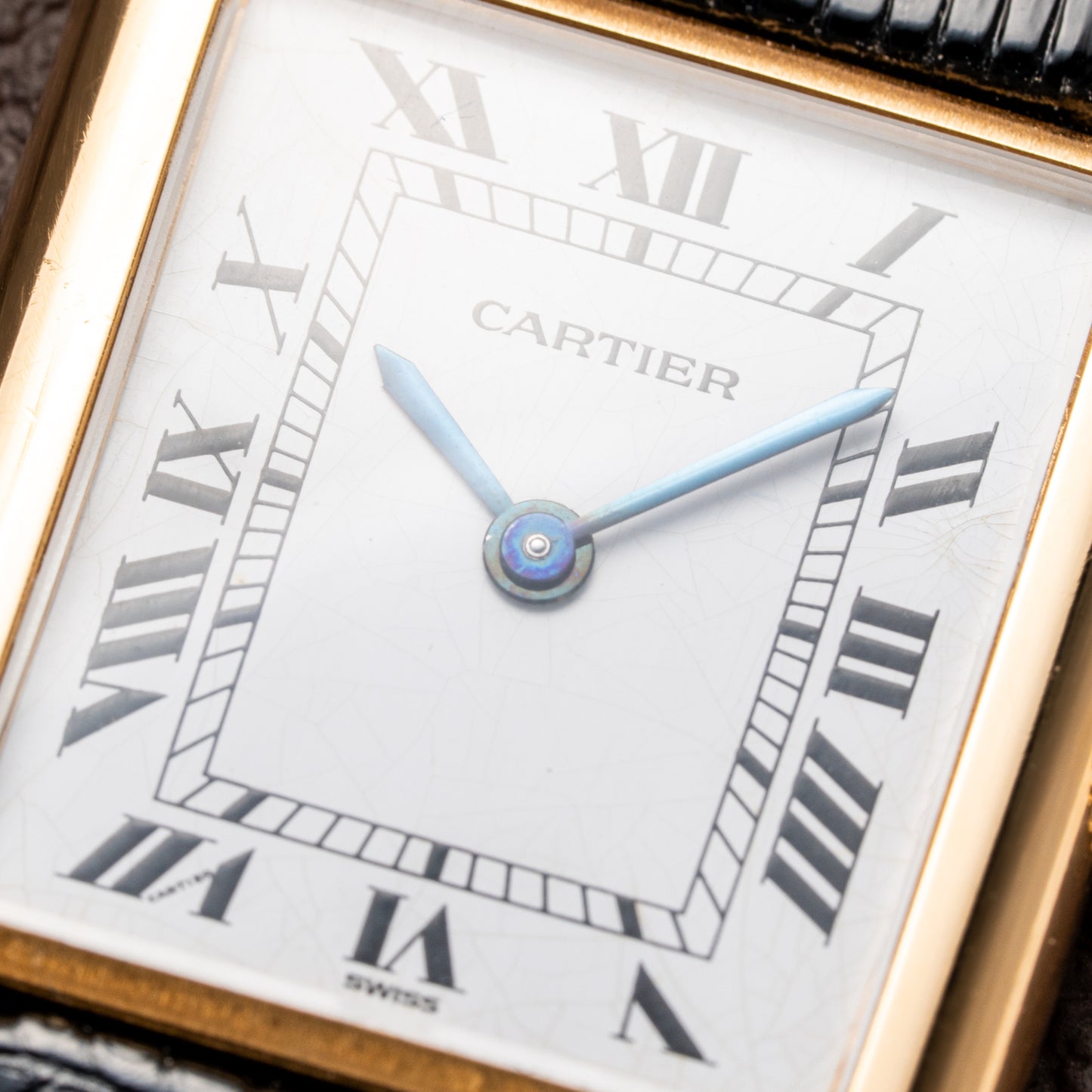 Cartier Tank Louis Extra Plate Frederic Piguet 21 Yellow Gold Reference 96065