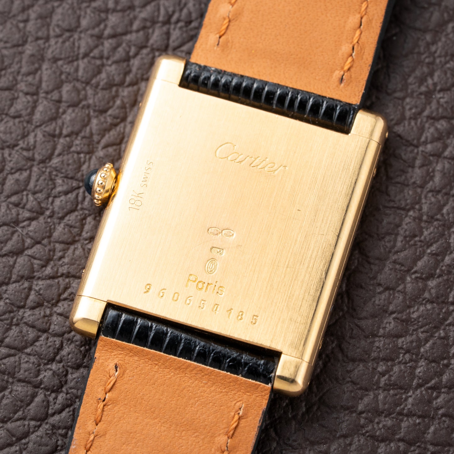 Cartier Tank Louis Extra Plate Frederic Piguet 21 Yellow Gold Reference 96065