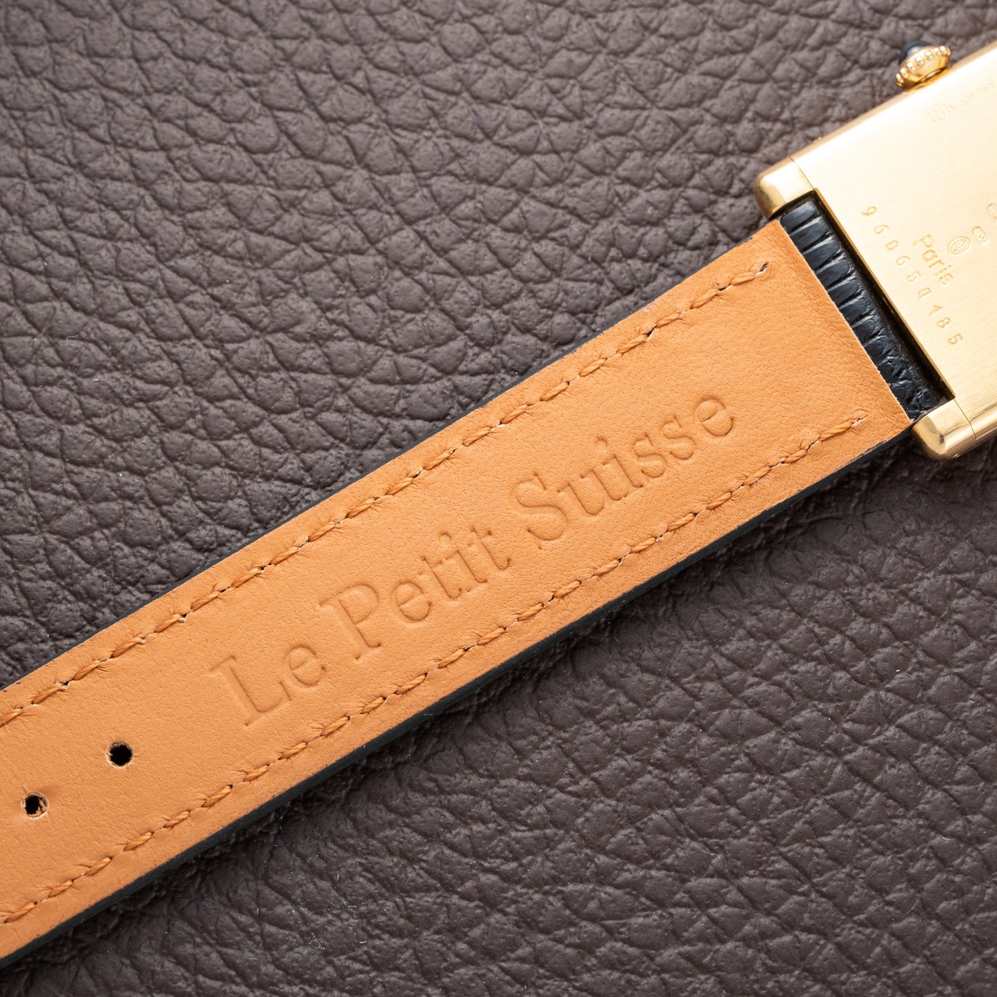 Cartier Tank Louis Extra Plate Frederic Piguet 21 Yellow Gold Reference 96065