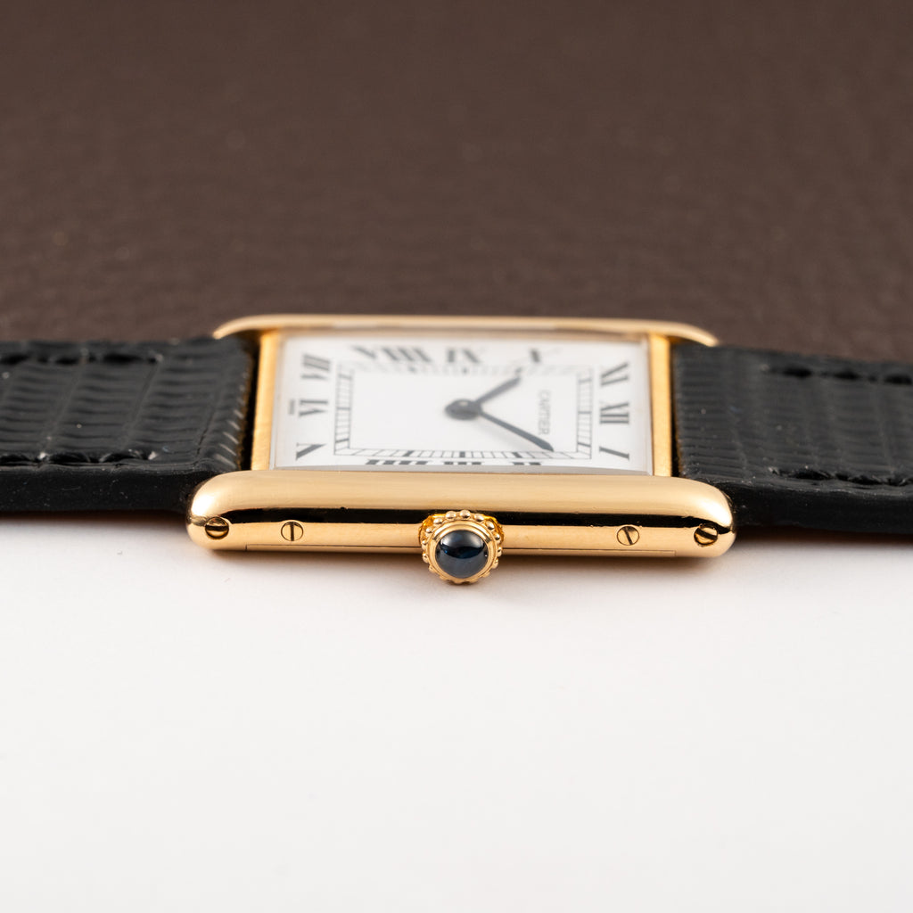 Cartier Tank Louis Extra Plate Frederic Piguet 21 Yellow Gold Reference 96065