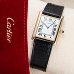 Cartier Tank Louis Extra Plat 'Paris' Dial 18K Yellow Gold Ref. 96065 From 1980s Cartier Service 2026