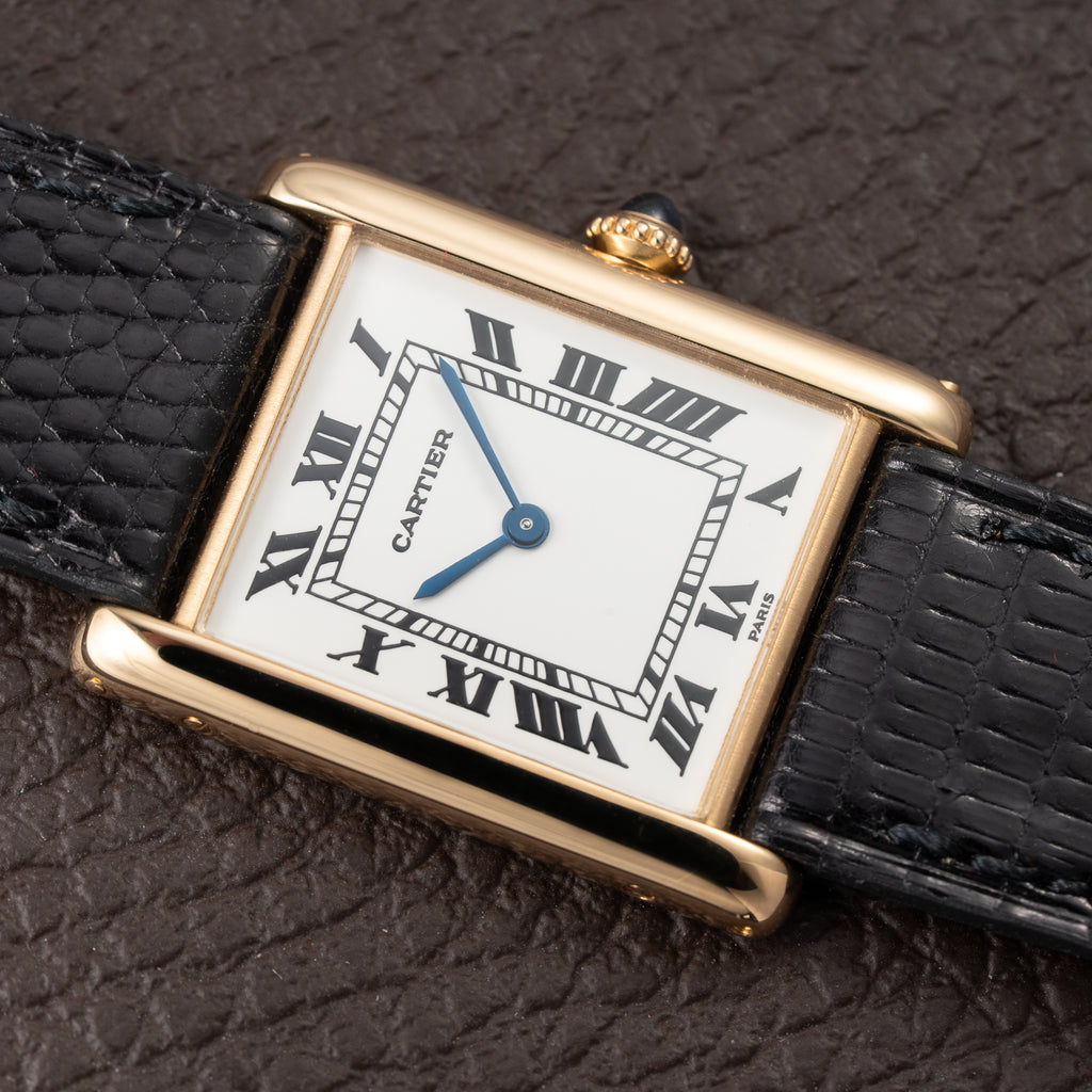 Cartier Tank Louis Extra Plat 'Paris' Dial 18K Yellow Gold Ref. 96065 From 1980s Cartier Service 2026