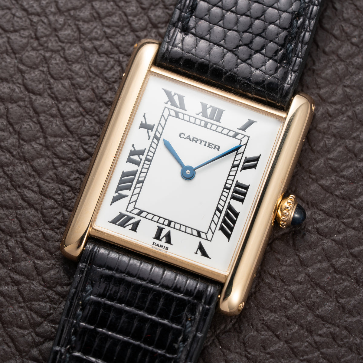 Cartier Tank Louis Extra Plat 'Paris' Dial 18K Yellow Gold Ref. 96065 From 1980s Cartier Service 2026