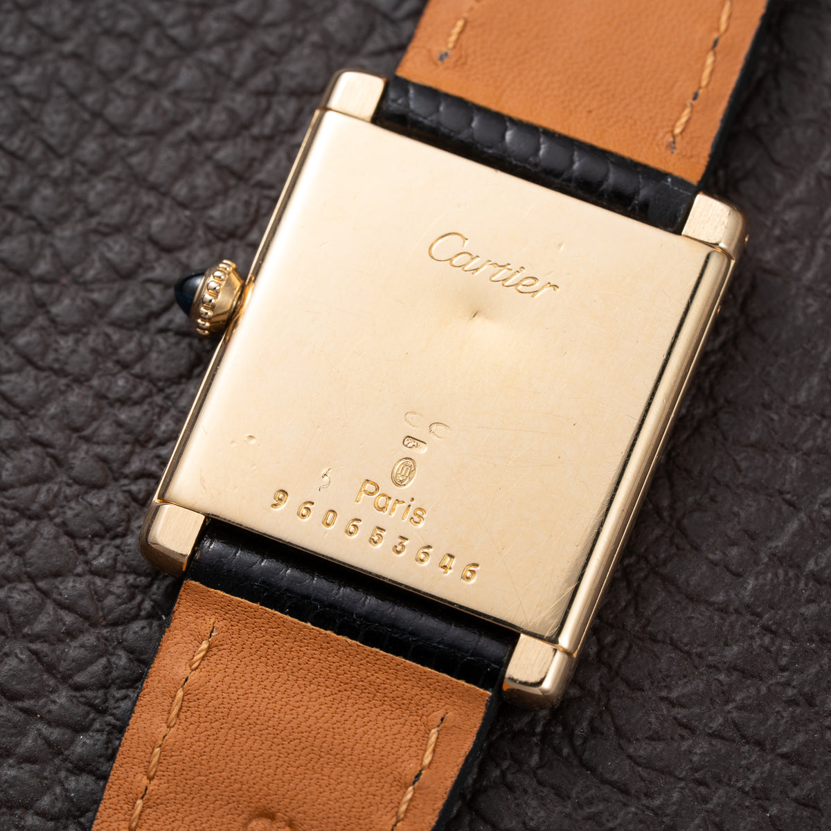 Cartier Tank Louis Extra Plat 'Paris' Dial 18K Yellow Gold Ref. 96065 From 1980s Cartier Service 2026