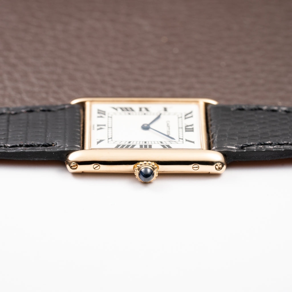 Cartier Tank Louis Extra Plat 'Paris' Dial 18K Yellow Gold Ref. 96065 From 1980s Cartier Service 2026