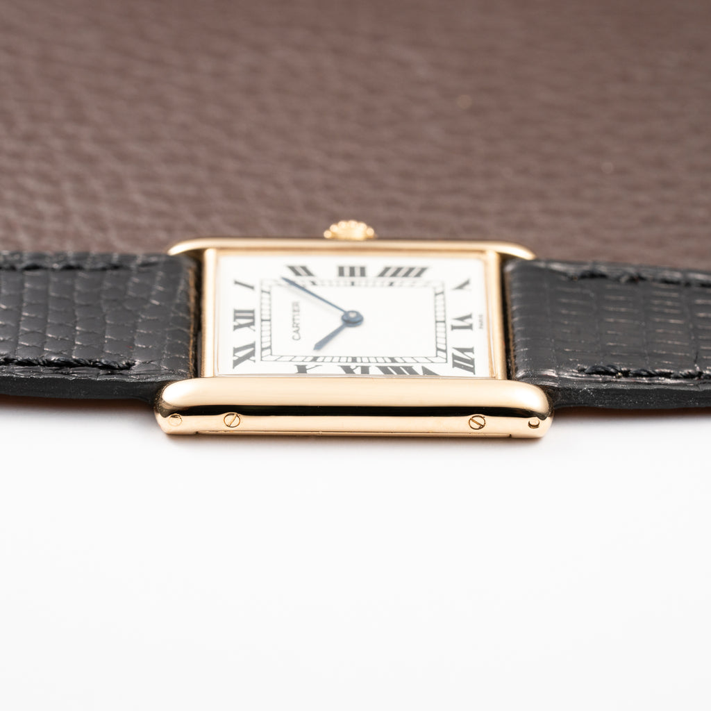Cartier Tank Louis Extra Plat 'Paris' Dial 18K Yellow Gold Ref. 96065 From 1980s Cartier Service 2026