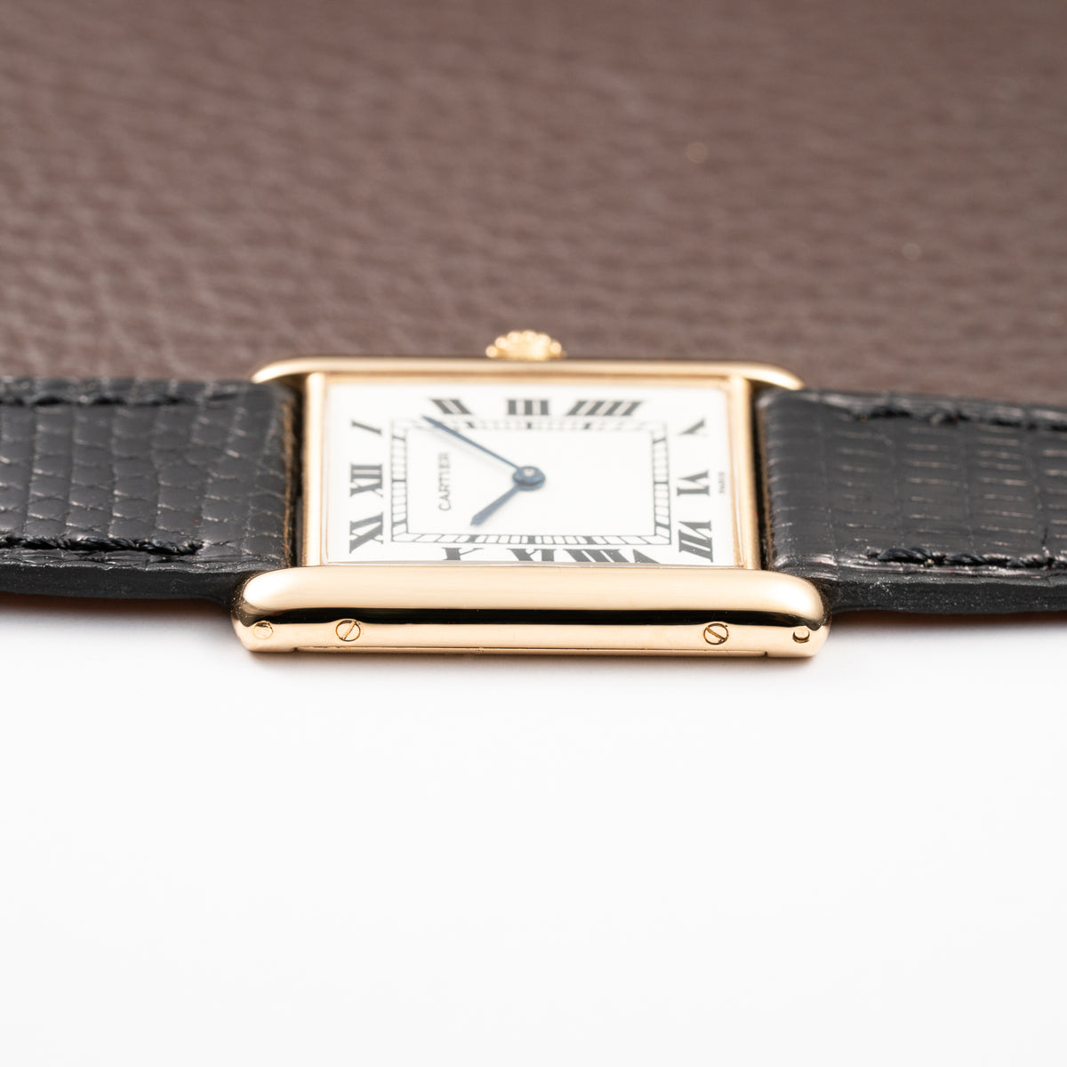 Cartier Tank Louis Extra Plat 'Paris' Dial 18K Yellow Gold Ref. 96065 From 1980s Cartier Service 2026