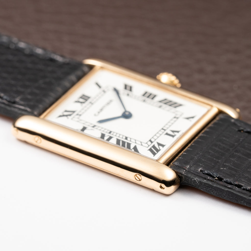 Cartier Tank Louis Extra Plat 'Paris' Dial 18K Yellow Gold Ref. 96065 From 1980s Cartier Service 2026