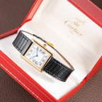 Cartier Tank Louis Extra Plate Frederic Piguet 21 in 18k Yellow Gold Reference 96065 from 1990s