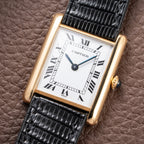 Cartier Tank Louis Extra Plate Frederic Piguet 21 in 18k Yellow Gold Reference 96065 from 1990s