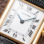Cartier Tank Louis Extra Plate Frederic Piguet 21 in 18k Yellow Gold Reference 96065 from 1990s