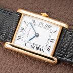 Cartier Tank Louis Extra Plate Frederic Piguet 21 in 18k Yellow Gold Reference 96065 from 1990s