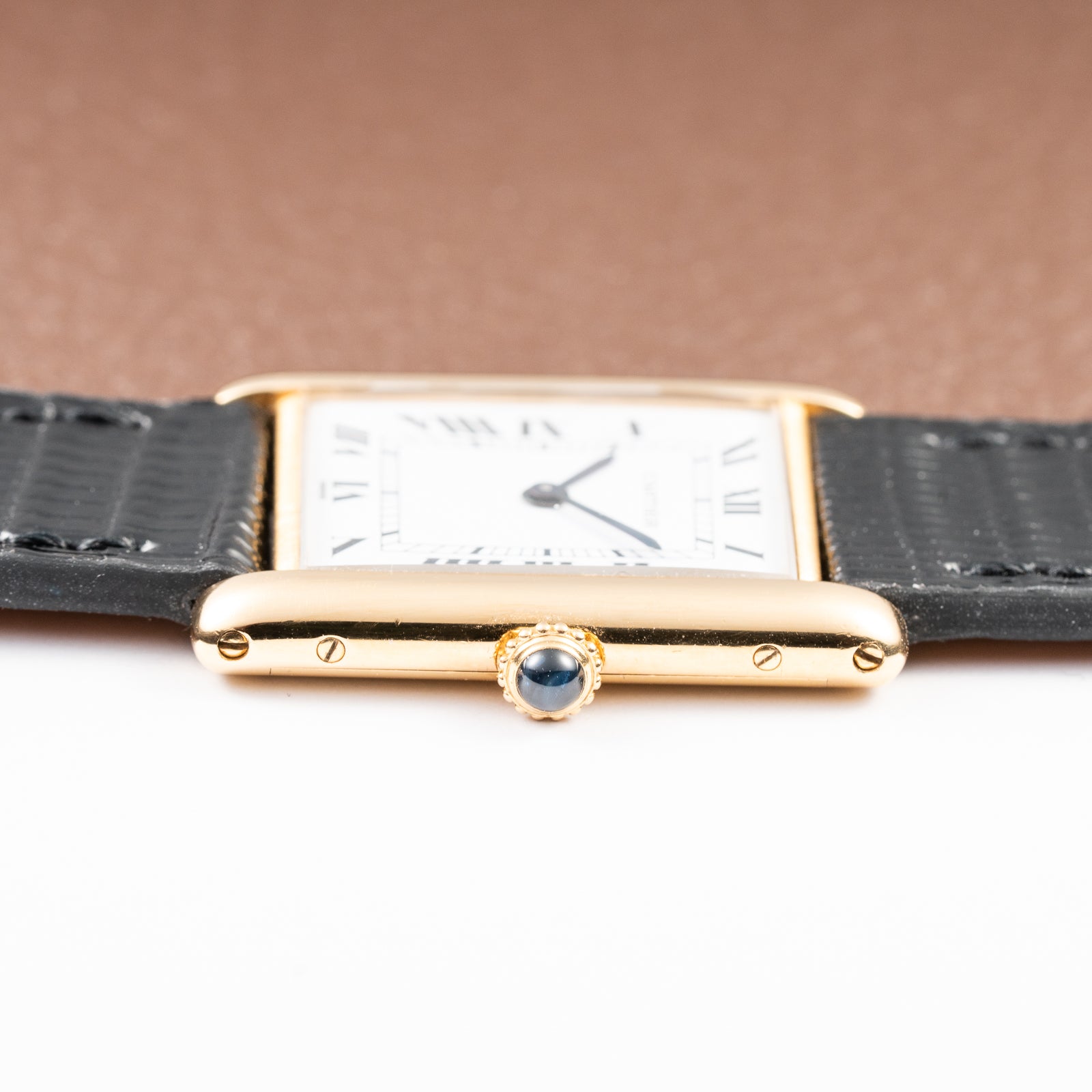 Cartier Tank Louis Extra Plate Frederic Piguet 21 in 18k Yellow Gold Reference 96065 from 1990s