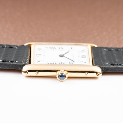 Cartier Tank Louis Extra Plate Frederic Piguet 21 in 18k Yellow Gold Reference 96065 from 1990s