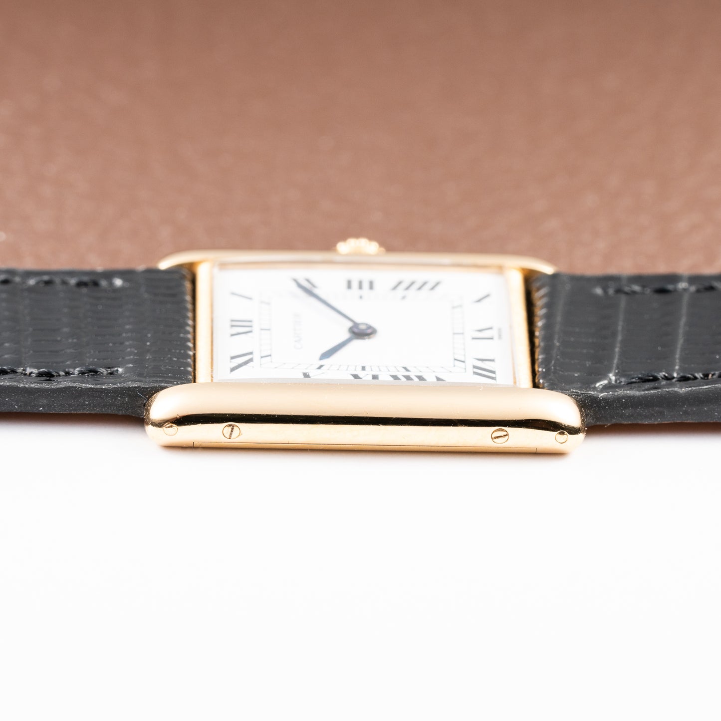 Cartier Tank Louis Extra Plate Frederic Piguet 21 in 18k Yellow Gold Reference 96065 from 1990s