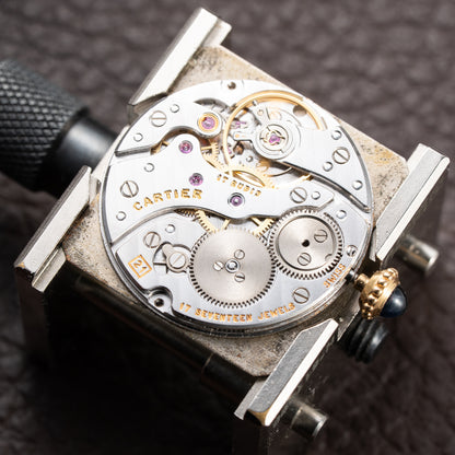 Cartier Tank Louis Extra Plate Frederic Piguet 21 Yellow Gold Ref. 96065 from 1980s