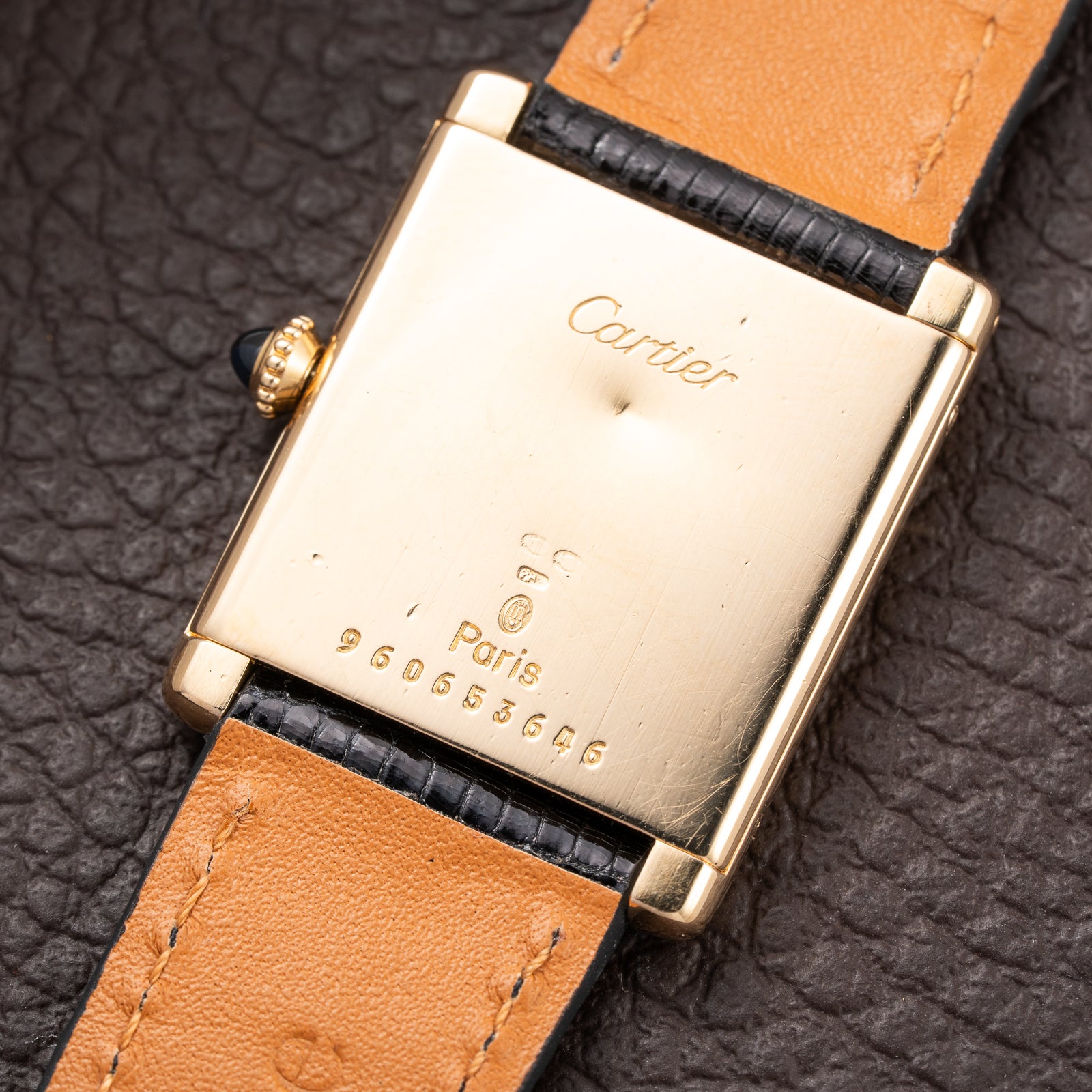 Cartier Tank Louis Extra Plate Frederic Piguet 21 Yellow Gold Ref. 96065 from 1980s