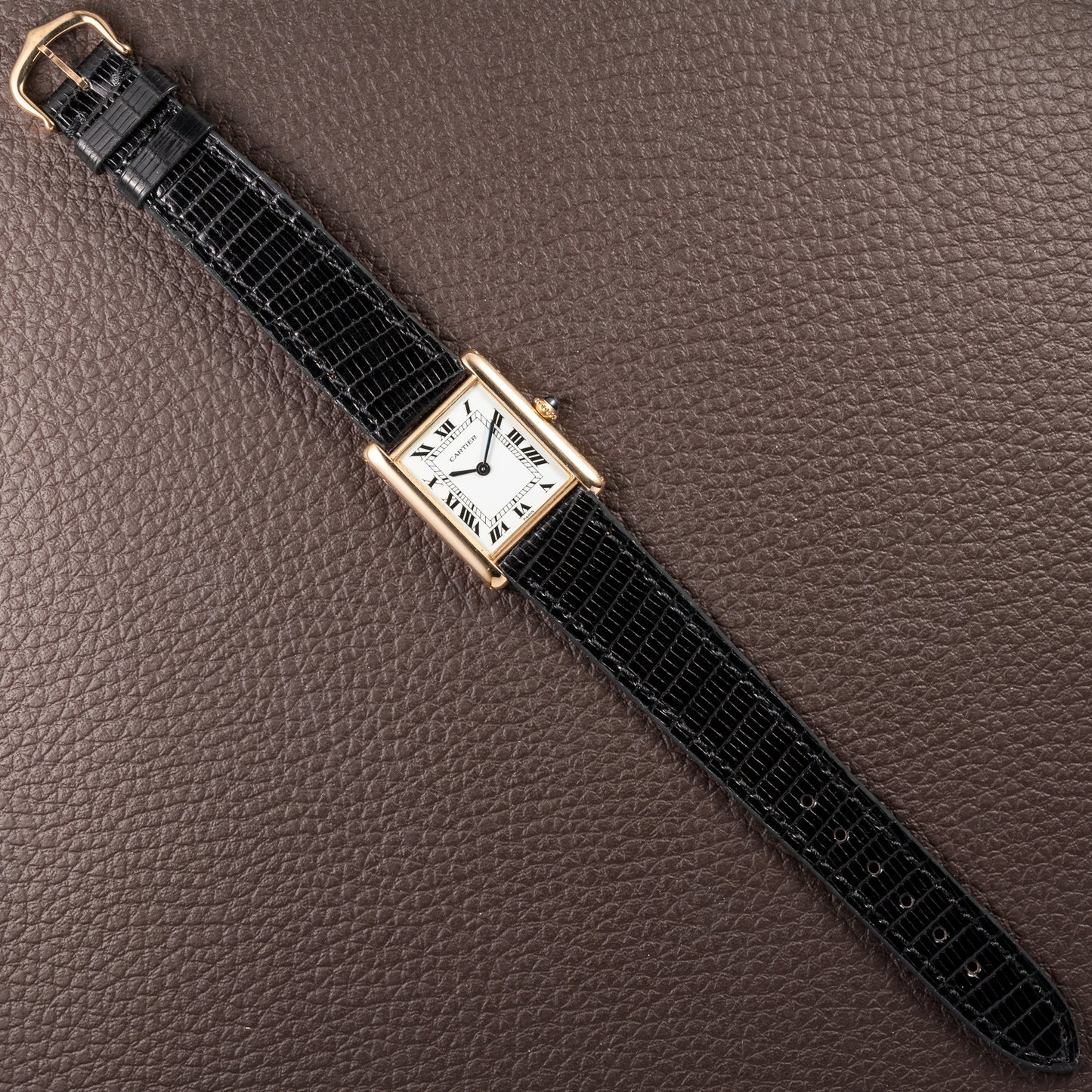 Cartier Tank Louis Extra Plate Frederic Piguet 21 Yellow Gold Ref. 96065 from 1980s