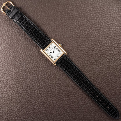 Cartier Tank Louis Extra Plate Frederic Piguet 21 Yellow Gold Ref. 96065 from 1980s