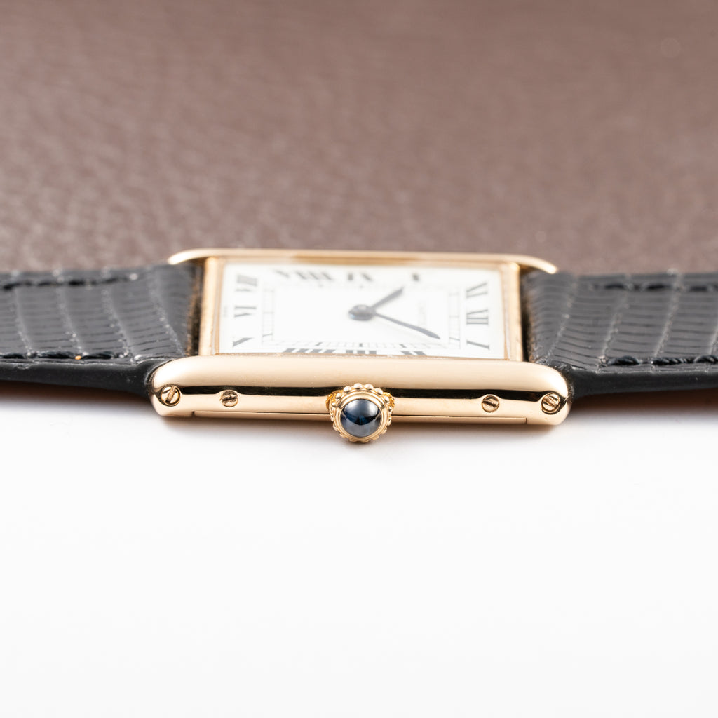 Cartier Tank Louis Extra Plate Frederic Piguet 21 Yellow Gold Ref. 96065 from 1980s