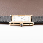 Cartier Tank Louis Extra Plate Frederic Piguet 21 Yellow Gold Ref. 96065 from 1980s