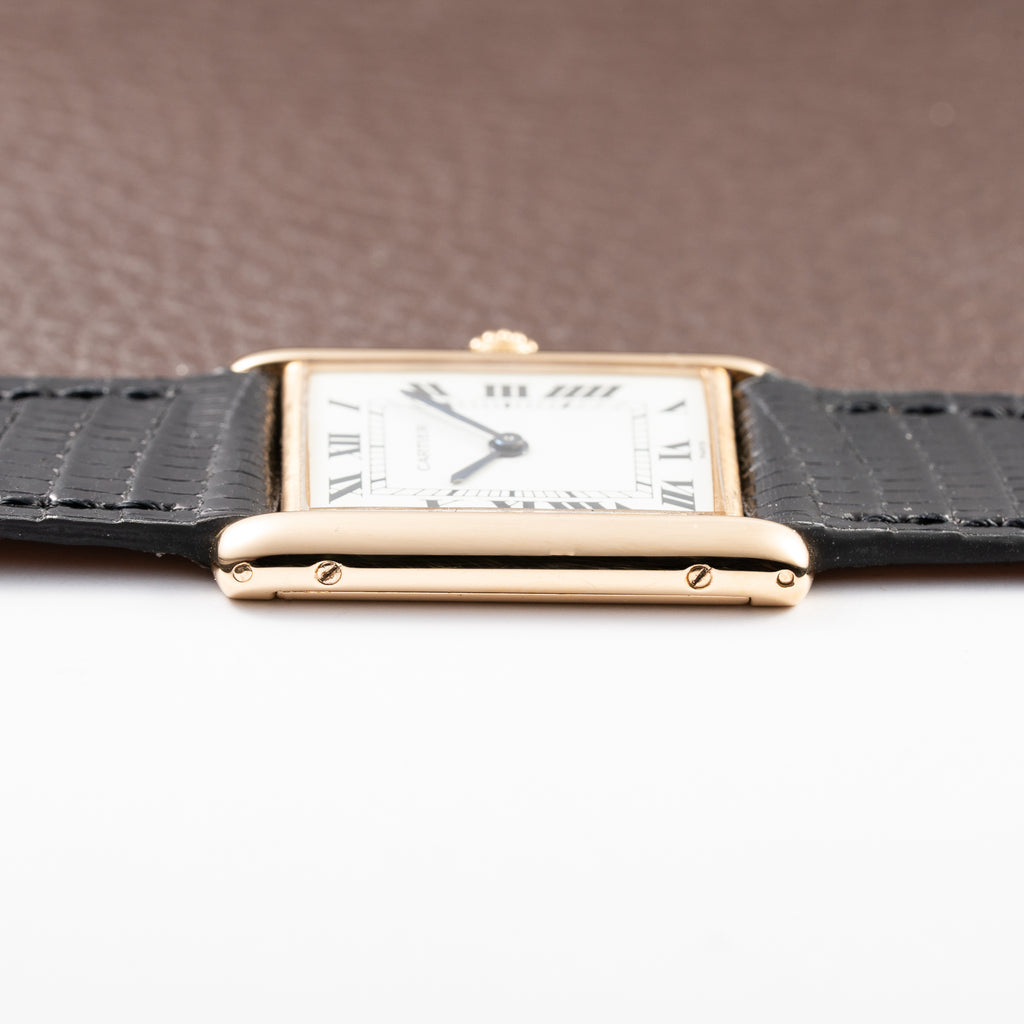 Cartier Tank Louis Extra Plate Frederic Piguet 21 Yellow Gold Ref. 96065 from 1980s