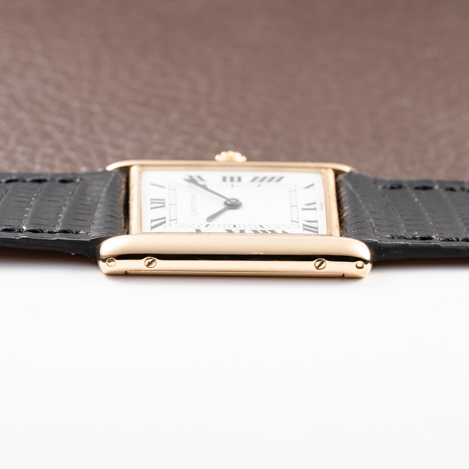 Cartier Tank Louis Extra Plate Frederic Piguet 21 Yellow Gold Ref. 96065 from 1980s