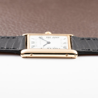 Cartier Tank Louis Extra Plate Frederic Piguet 21 Yellow Gold Ref. 96065 from 1980s