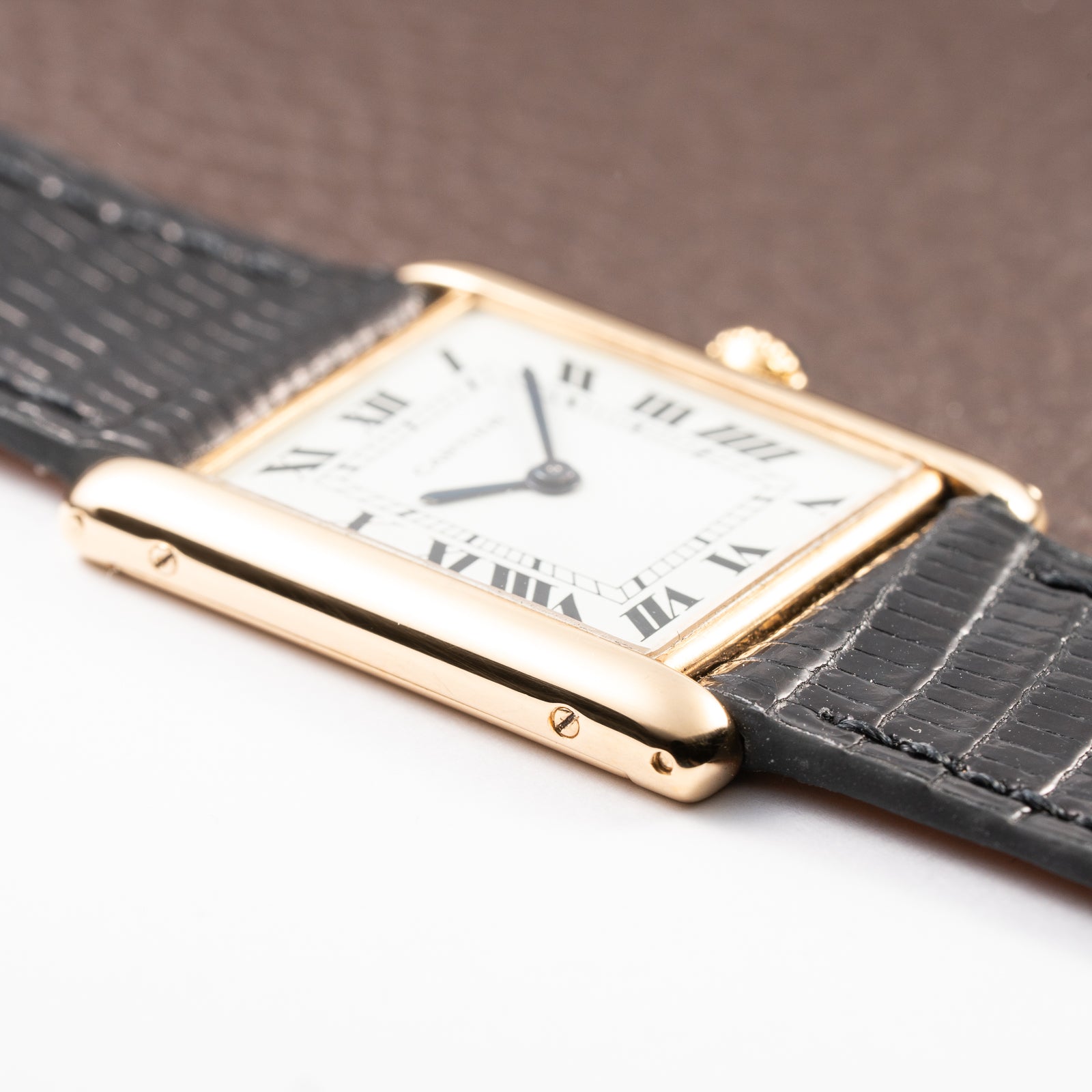 Cartier Tank Louis Extra Plate Frederic Piguet 21 Yellow Gold Ref. 96065 from 1980s