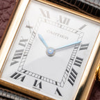 Cartier Tank Louis Extra Plate Frederic Piguet 21 Yellow Gold Reference 96065