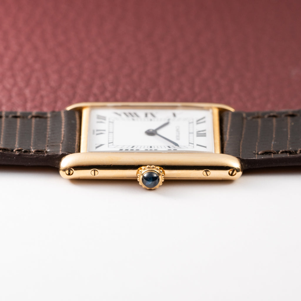 Cartier Tank Louis Extra Plate Frederic Piguet 21 Yellow Gold Reference 96065