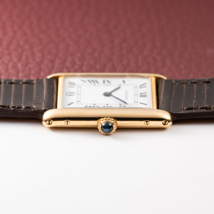 Cartier Tank Louis Extra Plate Frederic Piguet 21 Yellow Gold Reference 96065