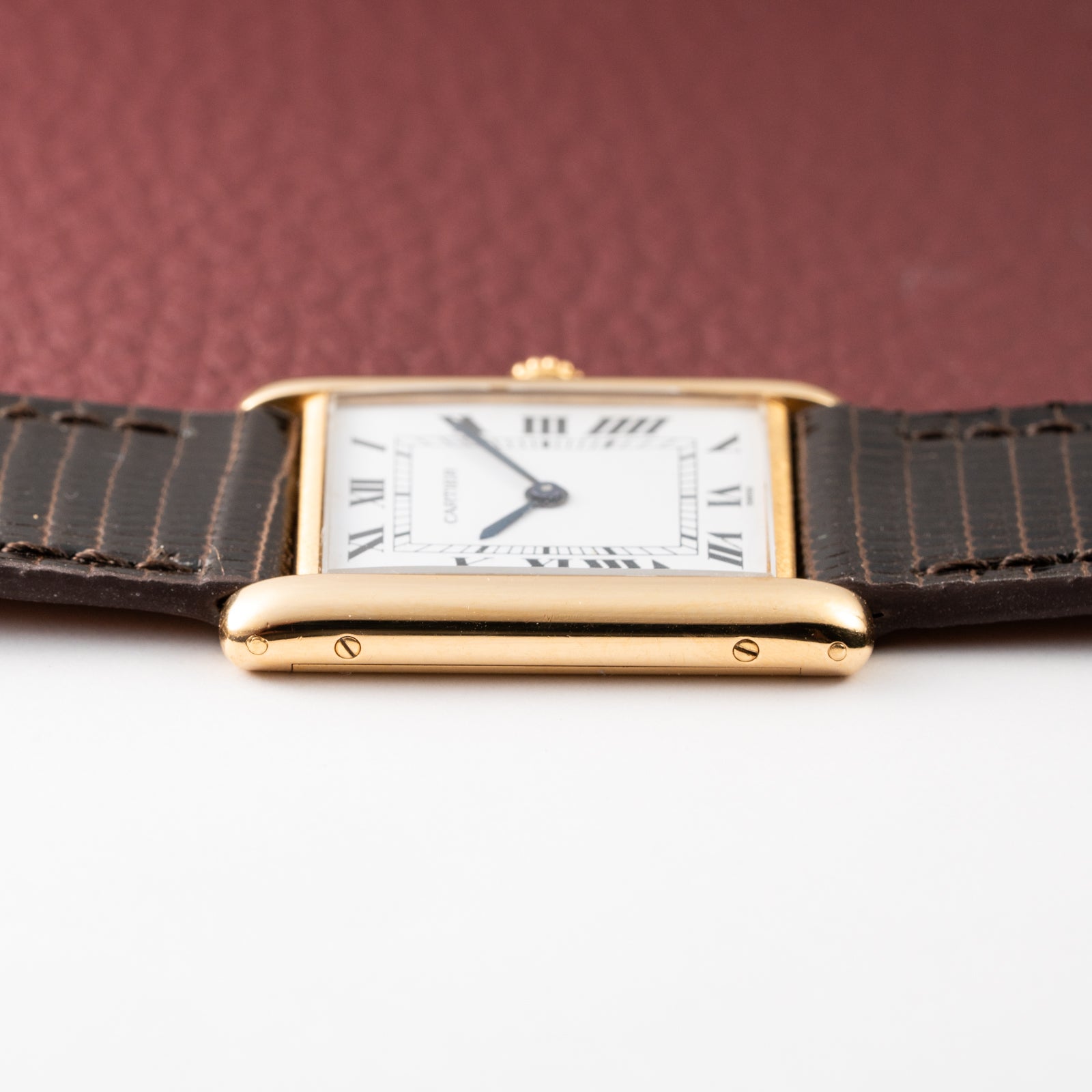 Cartier Tank Louis Extra Plate Frederic Piguet 21 Yellow Gold Reference 96065