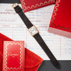 Cartier Tank Louis  Full Set 18k Yellow Gold Quartz GM Ref 81052 from 1987