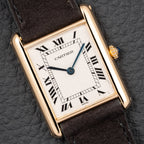 Cartier Tank Louis  Full Set 18k Yellow Gold Quartz GM Ref 81052 from 1987