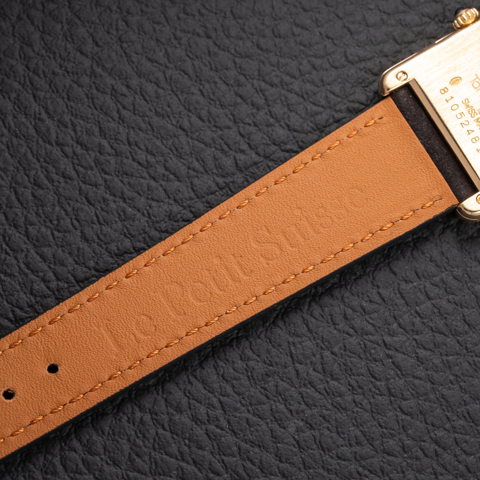 Cartier Tank Louis  Full Set 18k Yellow Gold Quartz GM Ref 81052 from 1987