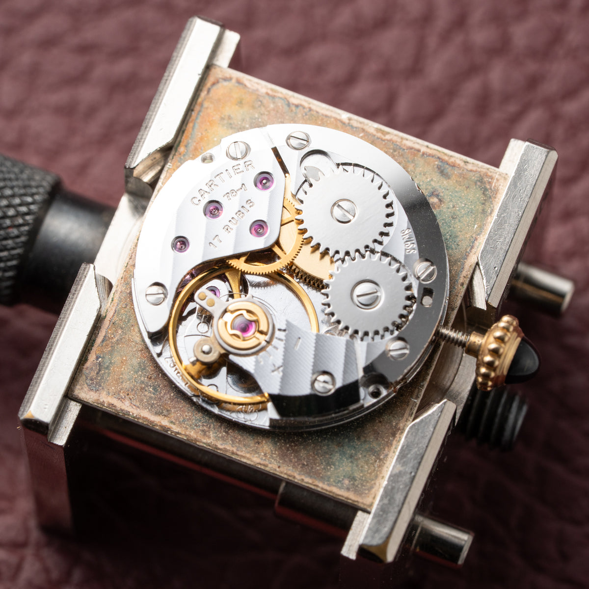 Cartier Tank Louis Paris Dial 18K Yellow Gold Ref. 78086 from 1970s