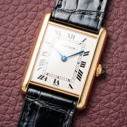 Cartier Tank Louis Paris Dial 18K Yellow Gold Ref. 78086 from 1970s